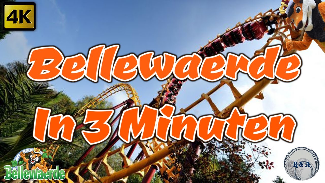 Bellewaerde Park Pret- en Dierenpark 4K In 3 Minuten