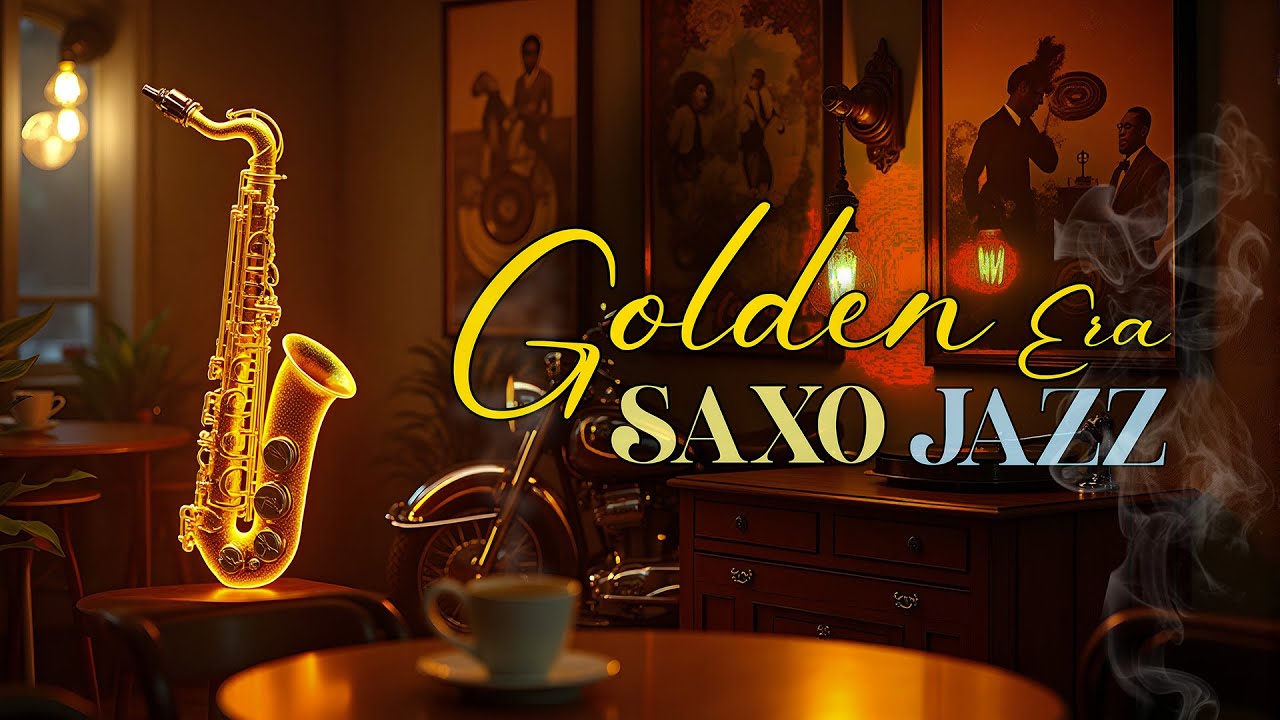 Golden Era Jazz | Midnight Saxophone & Piano Ambience | Vintage Caf&eacute; Vibes