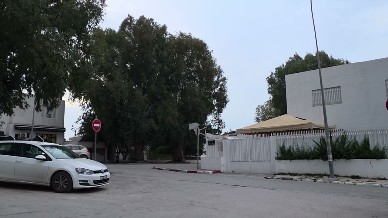 لحظات قبل آذان المغرب من تونس العاصمة 