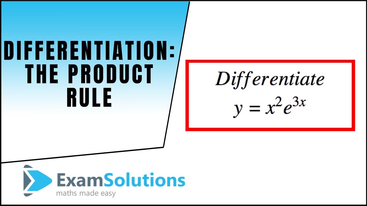 Differentiation - The Product Rule : ExamSolutions Maths Revision