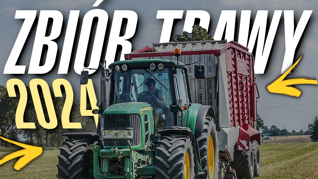 Zbi&oacute;r Trawy 2024 | Gr Puszakowski | John Deere & Lely Tigo
