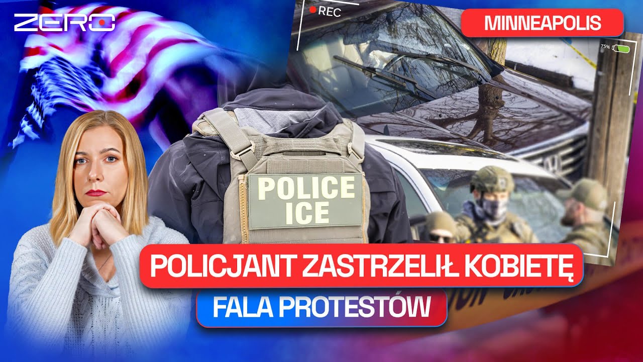 AGENT ICE ZASTRZELIŁ KOBIETĘ. PROTESTY W MINNEAPOLIS