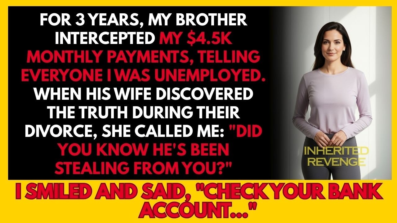 My Brother Stole My $4.5K Monthly Remote Income for Years. His Wife Finally Found Out...