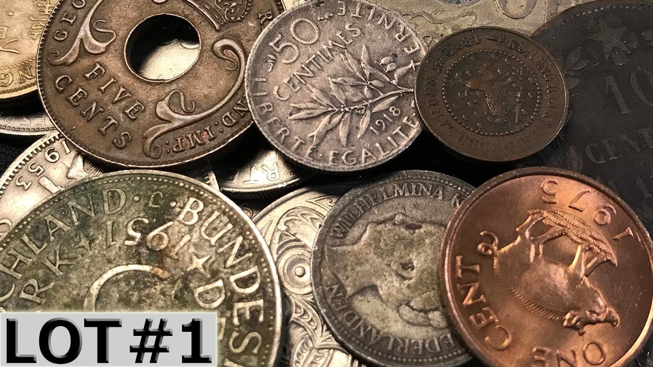100+ YEAR OLD SILVER & 1800s COPPER Found In Half Pound World Coin Search - Lot #1