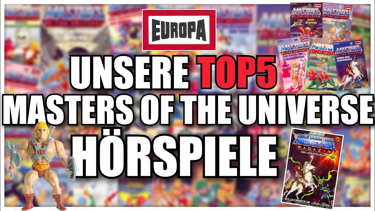 Der HÖRSPIEL-KULT von Europa! Unsere TOP5 Masters of the Universe HÖRSPIELE! He-Man Skeletor