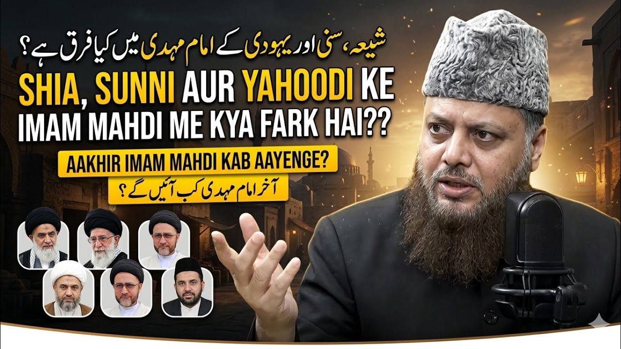 Shia, Sunni Aur Yahoodi Ke Imam Mahdi Me Kya Fark Hai?? By Shaikh Ajmal Manzoor Madani #alhaq #ajmal