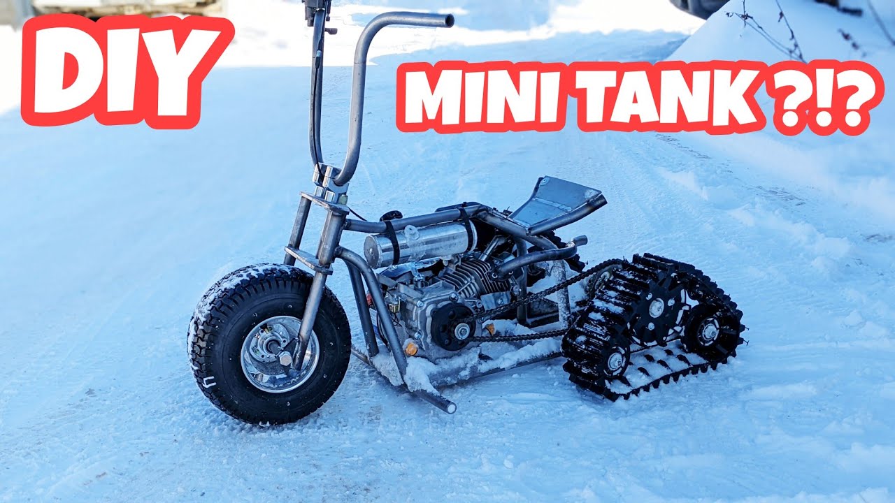 DIY Tank Trike? It's Faster Than Wheels - Pit Trike Pt 5