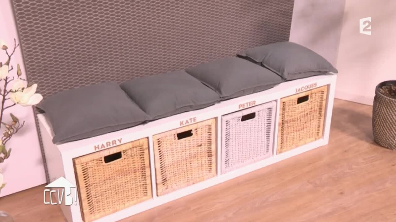[DIY] Une banquette multifonction pour mon entrée