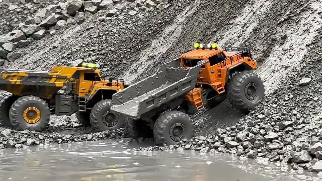 GIANT RC ARTICULATED TRUCK MUD RACE 🚚💥 | Volvo-Style 8×8 Mega Power