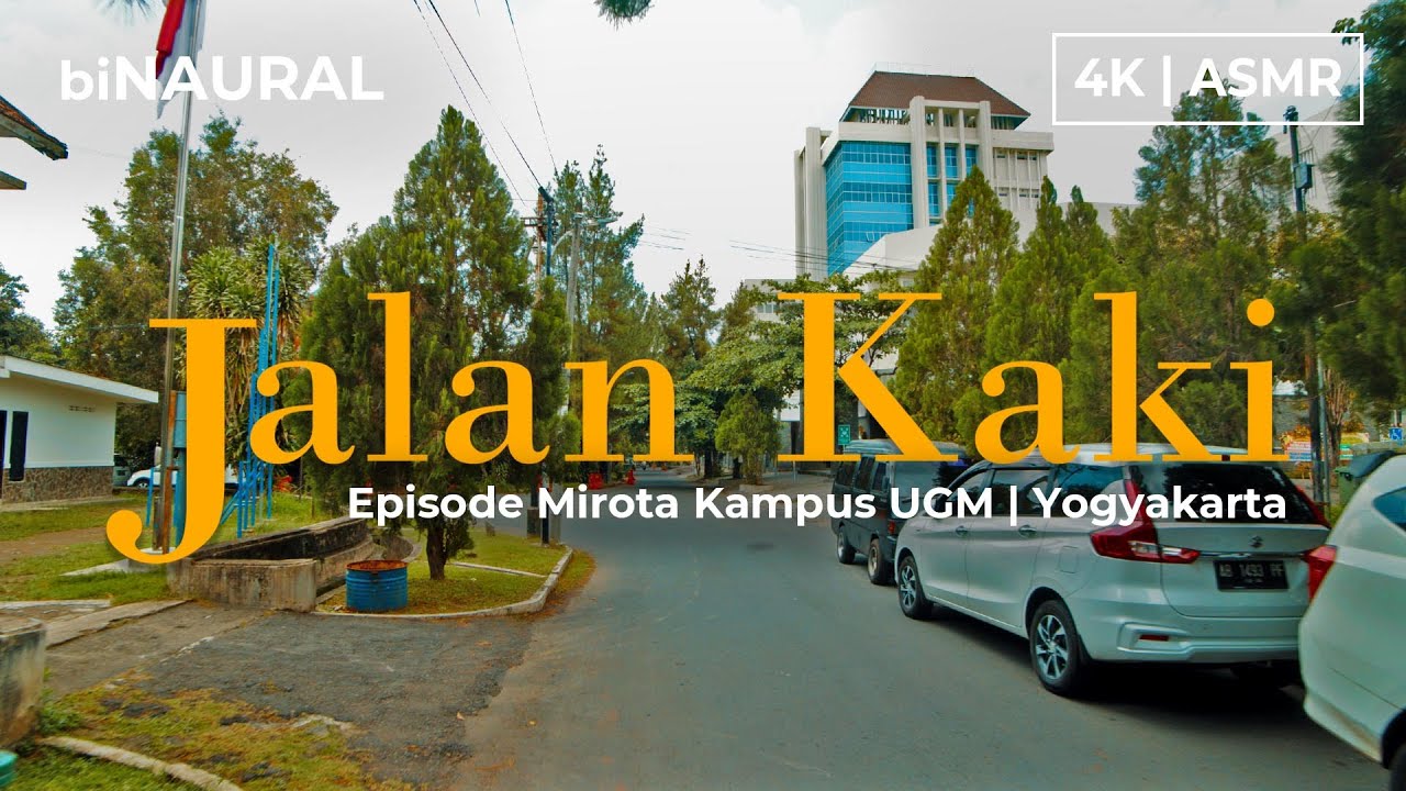[4K] JALAN KAKI : Eps Mirota Kampus UGM (Walking Around Yogyakarta, Indonesia) I 4K Binaural ASMR