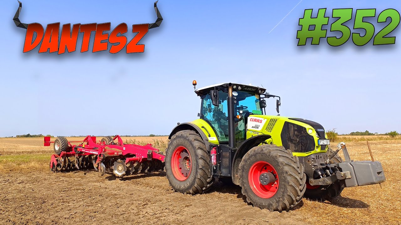 Mezőgazdasági live  #352 búza mag ágy készítés :) 2023.10.01