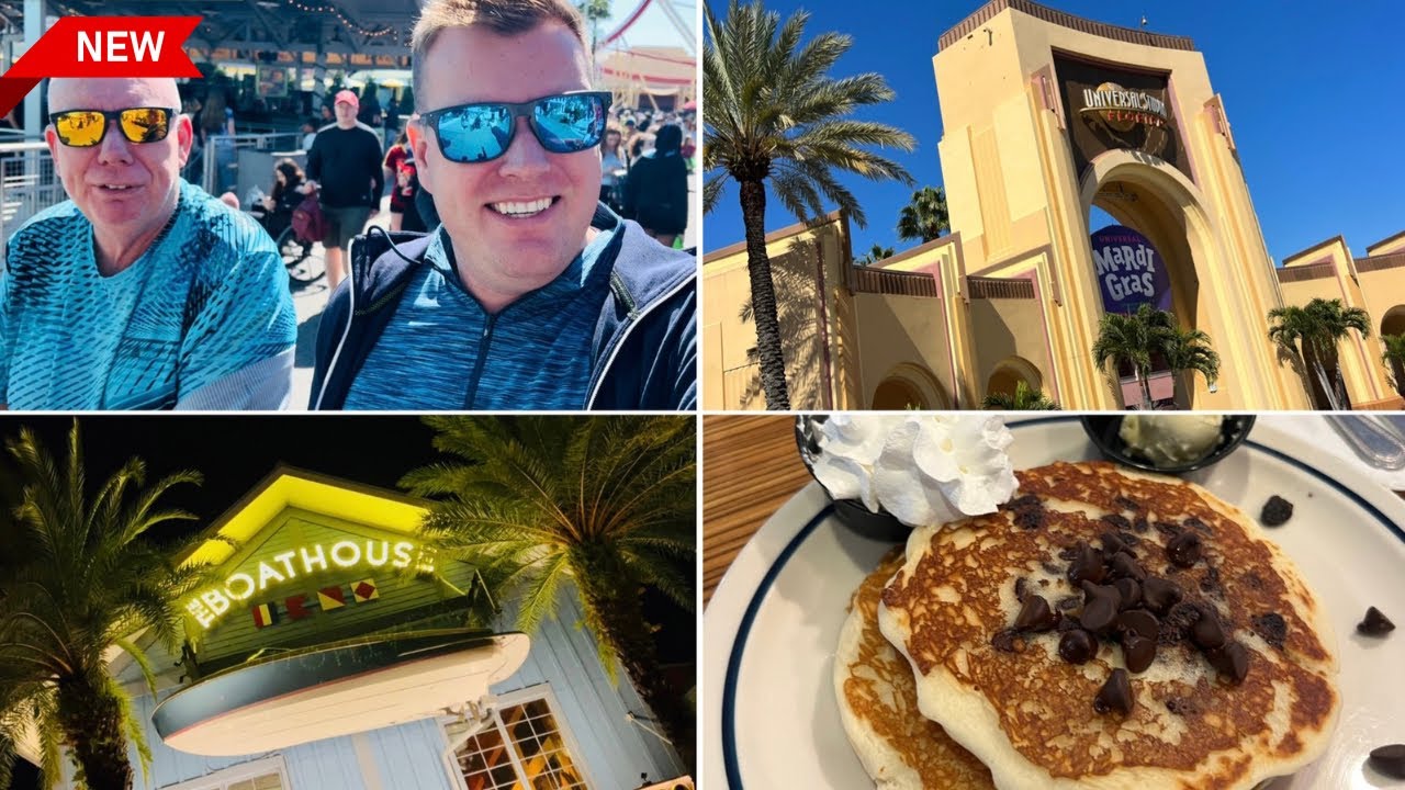 FLORIDA DISNEY WORLD VLOG: Premium Outlets Orlando, IHOP, Universal Studios & The Boathouse ☀️ 🇺🇸