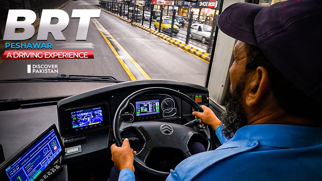 Inside BRT Peshawar | Enjoy Amazing Drive Experience | HD Drone Shots