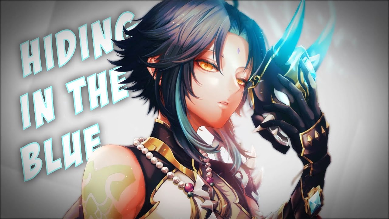 Nightcore - Hiding In The Blue (Lyrics)