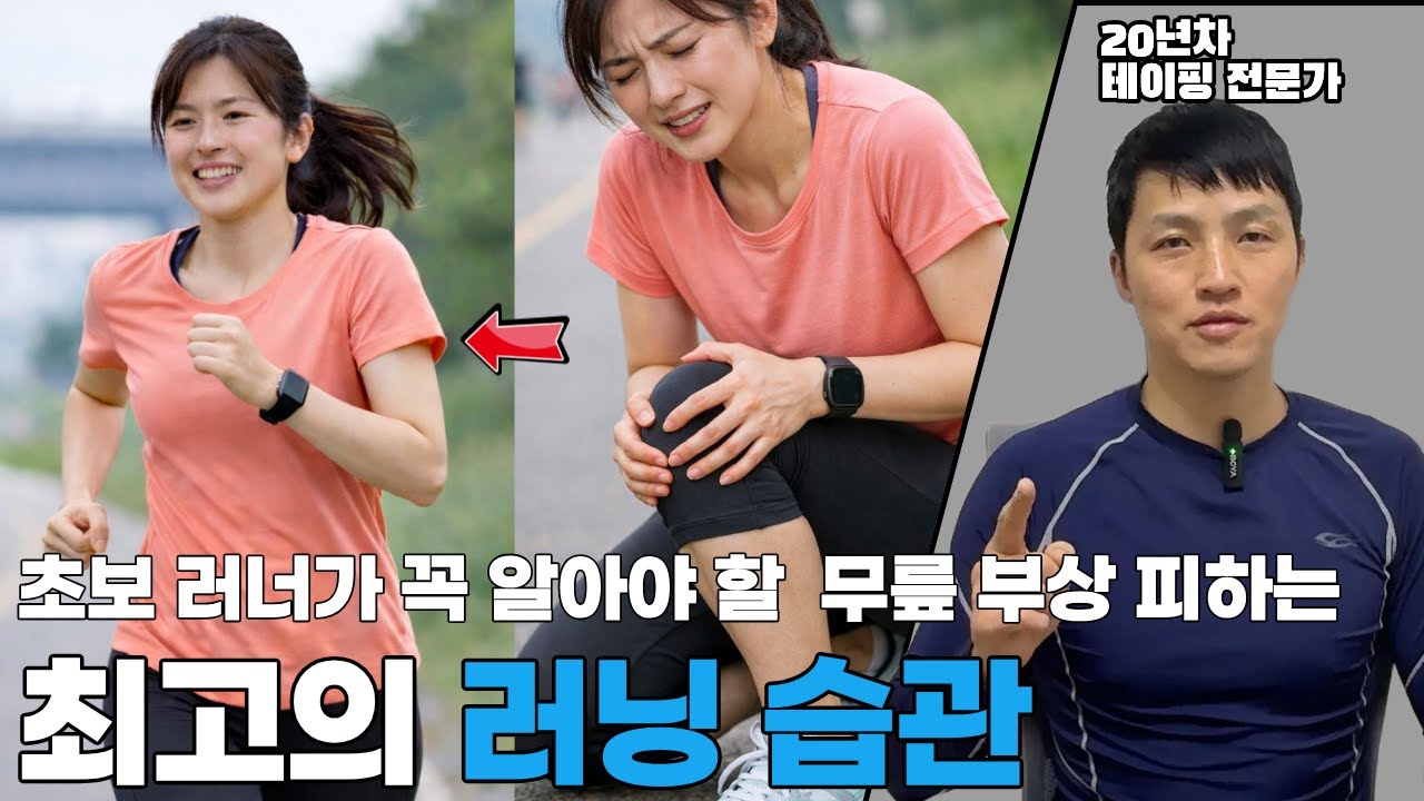 초보러너 90% 모르는 무릎 부상없이 달리는 법.지금 당장 따라하세요