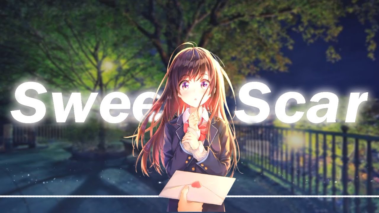 Nightcore Sweet Scar - Weird Genius (Lyrics) ||Female Cover - Piano Version