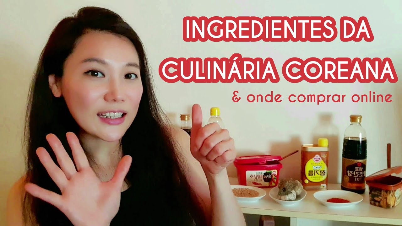 Ingredientes essencias para a culinária coreana & onde comprar online