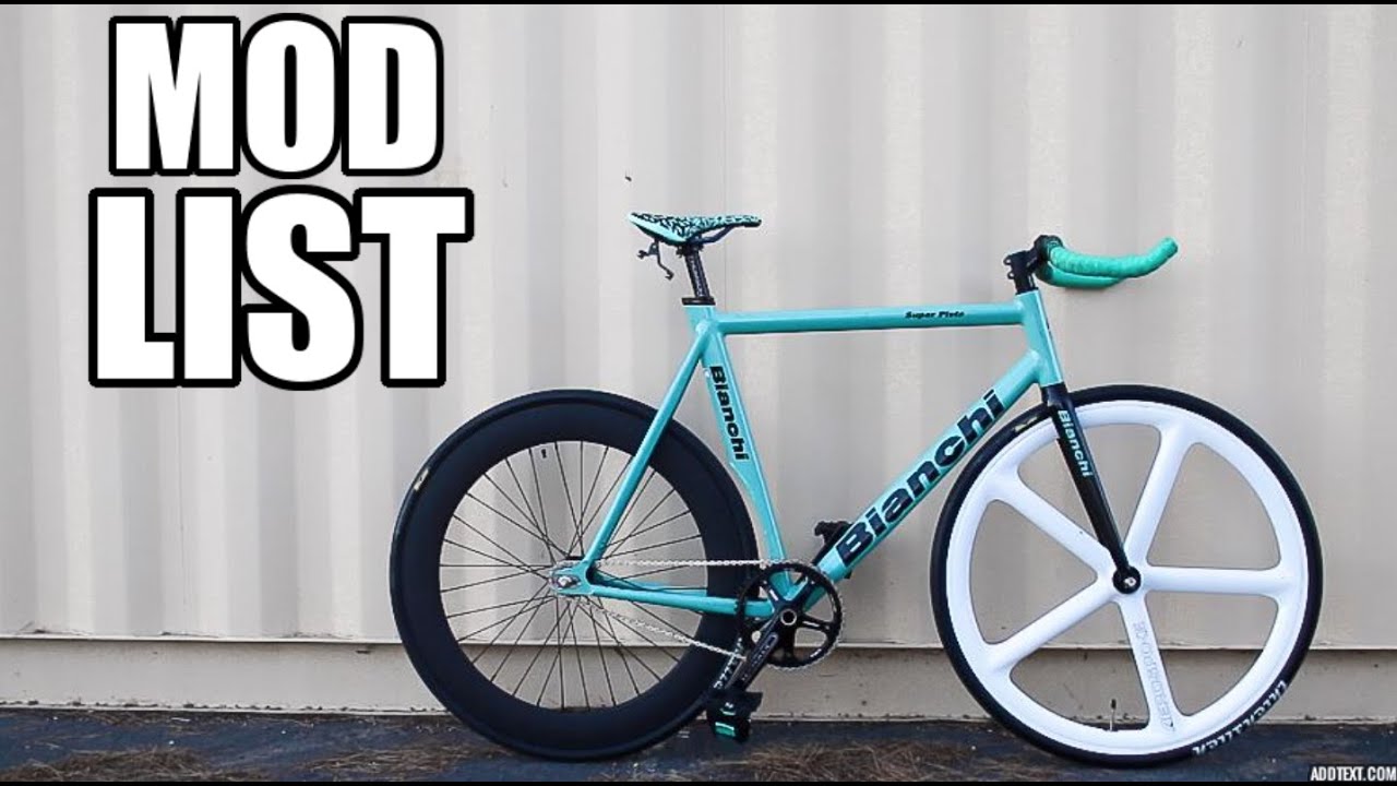 Everything I've Done To My Bianchi Super Pista Fixie!