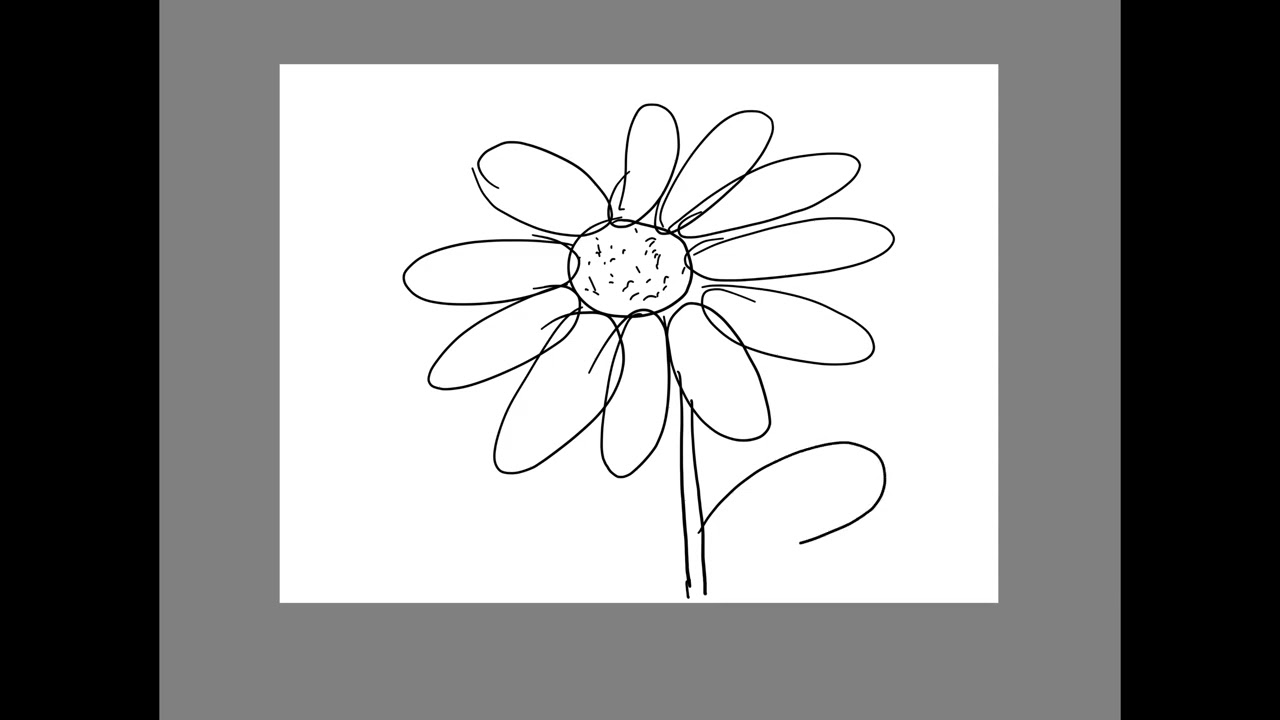 Let’s draw a flower (prek-1st grade)