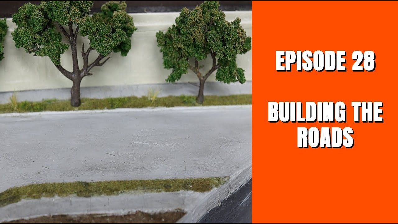 N SCALE LAYOUT UPDATE: Building the Roads