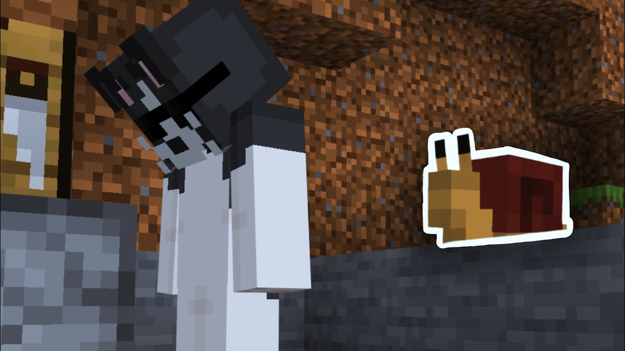 Minecraft, but I'm chased by the immortal snail.