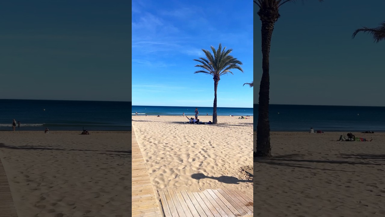 San Juan Beach Alicante in November #alicante #spain #beach