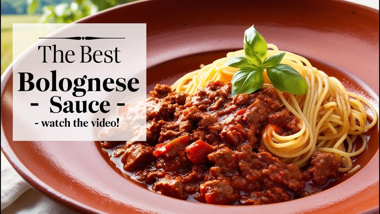 Die beste Bolognese Sauce EVER! 🍝🇮🇹 – Schritt für Schritt zum Genuss