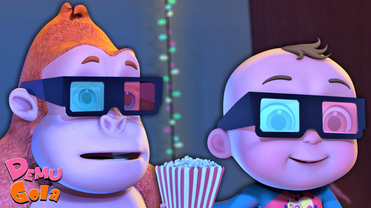 The Scary Movie Episode | Demu Gola Cartoons | Funny Animated Series For Kids