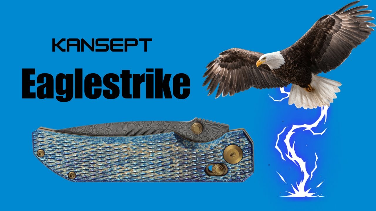 Kansept Eaglestrike с алмазным узором, титановый молниеносный удар!