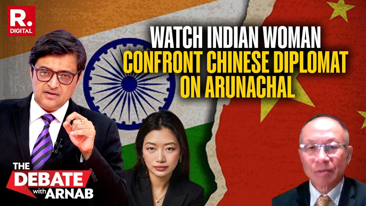 Prema Wangjom Thongdok Confronts Chinese Diplomat On Arnab's Debate