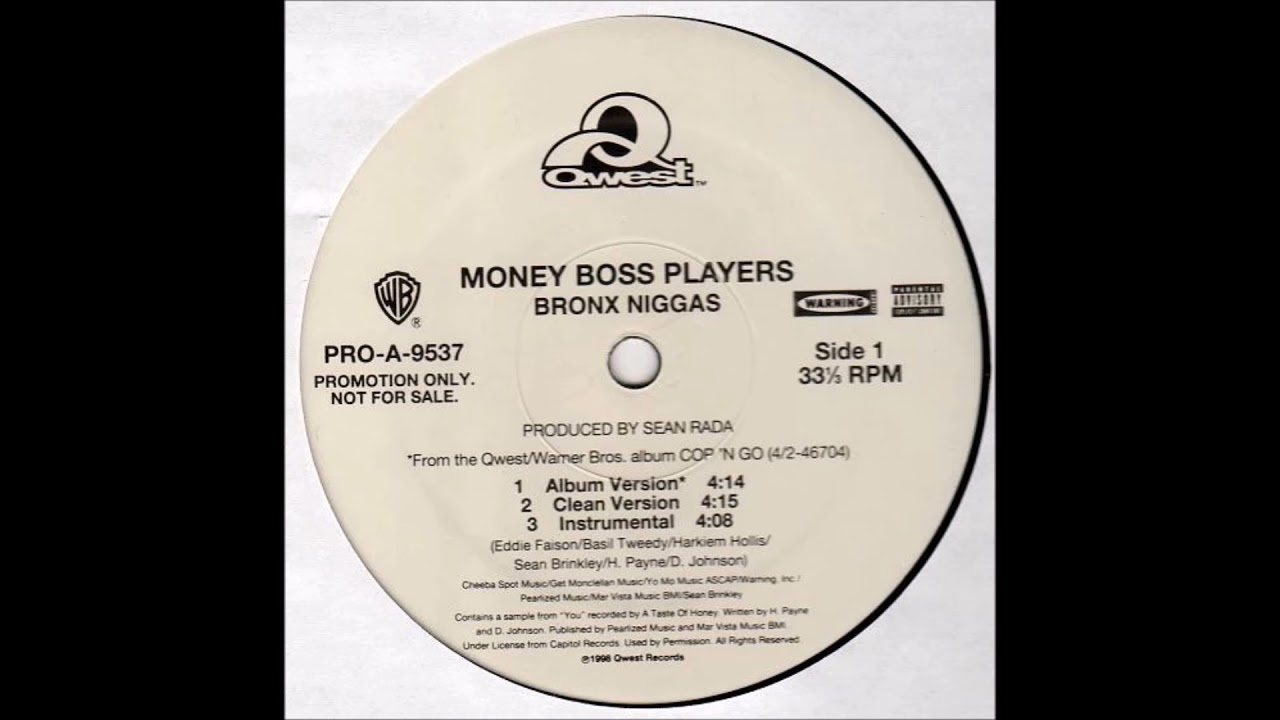 Money Boss Players - Bronx Niggas