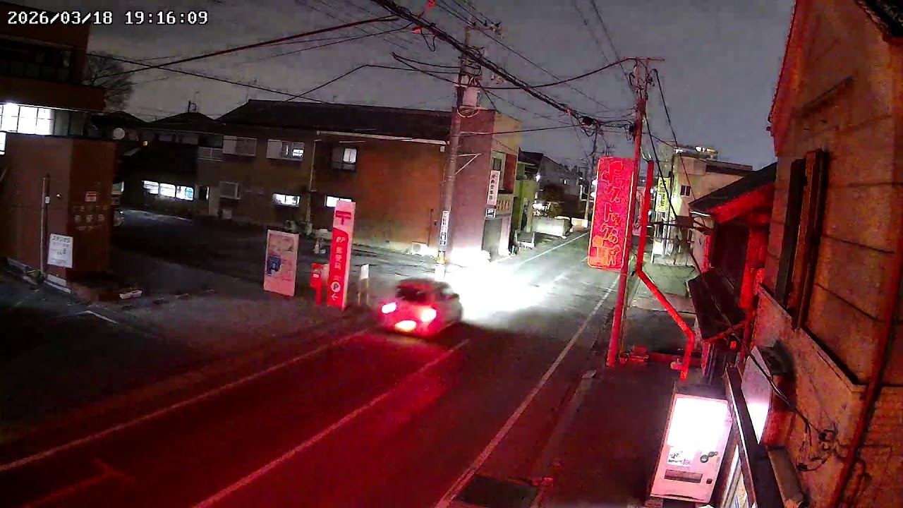 埼玉県深谷市稲荷町旧中山道ライブカメラSaitama Fukaya Inari Live Camera.world.cam