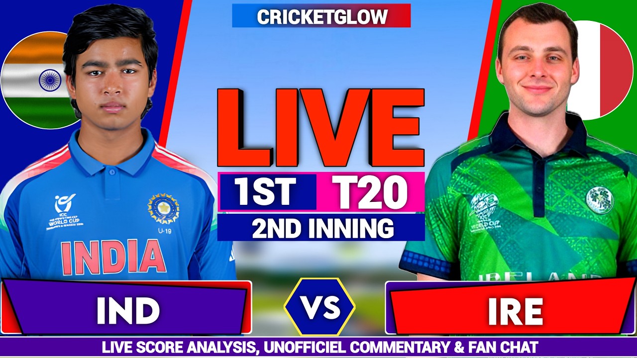 🔴Live: IND vs IRE, Live Score, 1st T20 Match 2026 | India vs Ireland Live Cricket Match Today