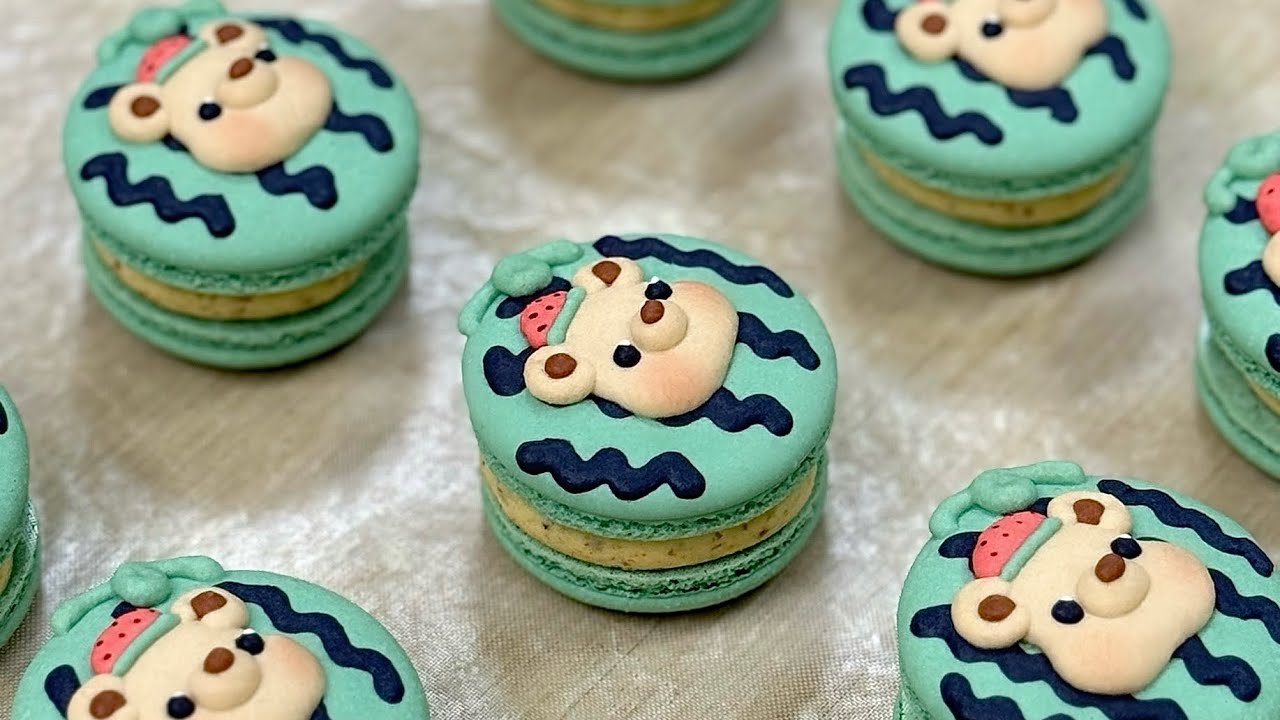 Summer Macaron Series, The Cute Teddy Bear Watermelons!