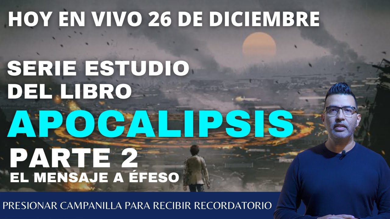 Hoy 26 de diciembre nos encontramos en linea y estudiaremos el mensaje que Elohim envía a Éfeso