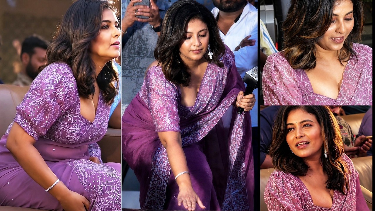 Actress Anjali Stunning & Beautiful Visuals in Saree | Makutam | TMA