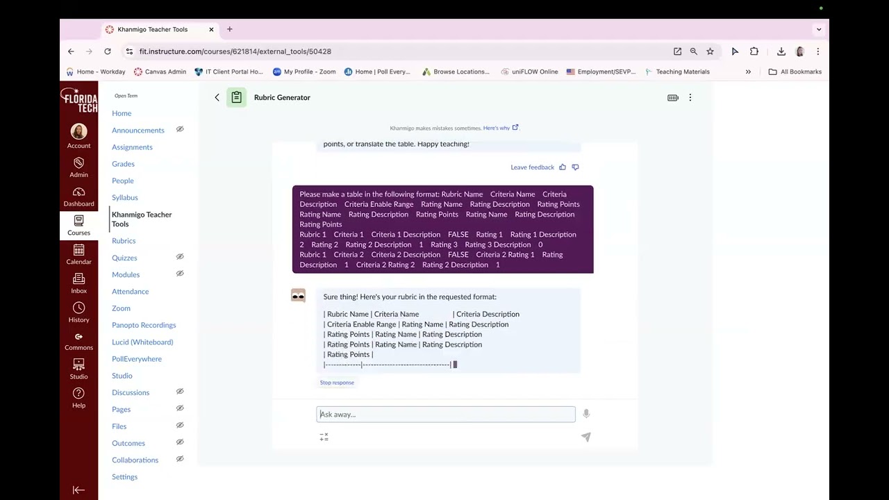 How Khanmigo AI Simplifies Rubric Creation in Canvas LMS