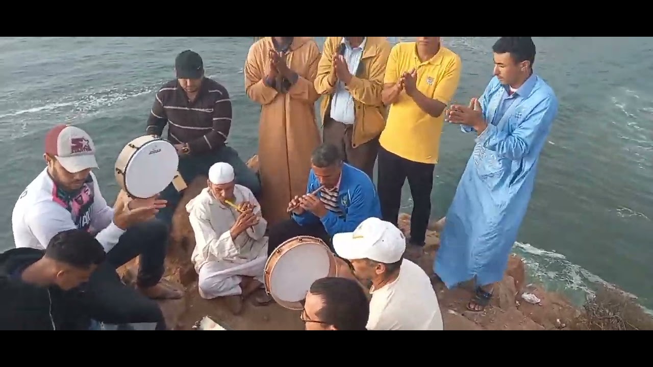 جولة بشاطئ الشيخ جماعة ميرلفت اقليم سيدي افني على أنغام عواد أيت باعمران