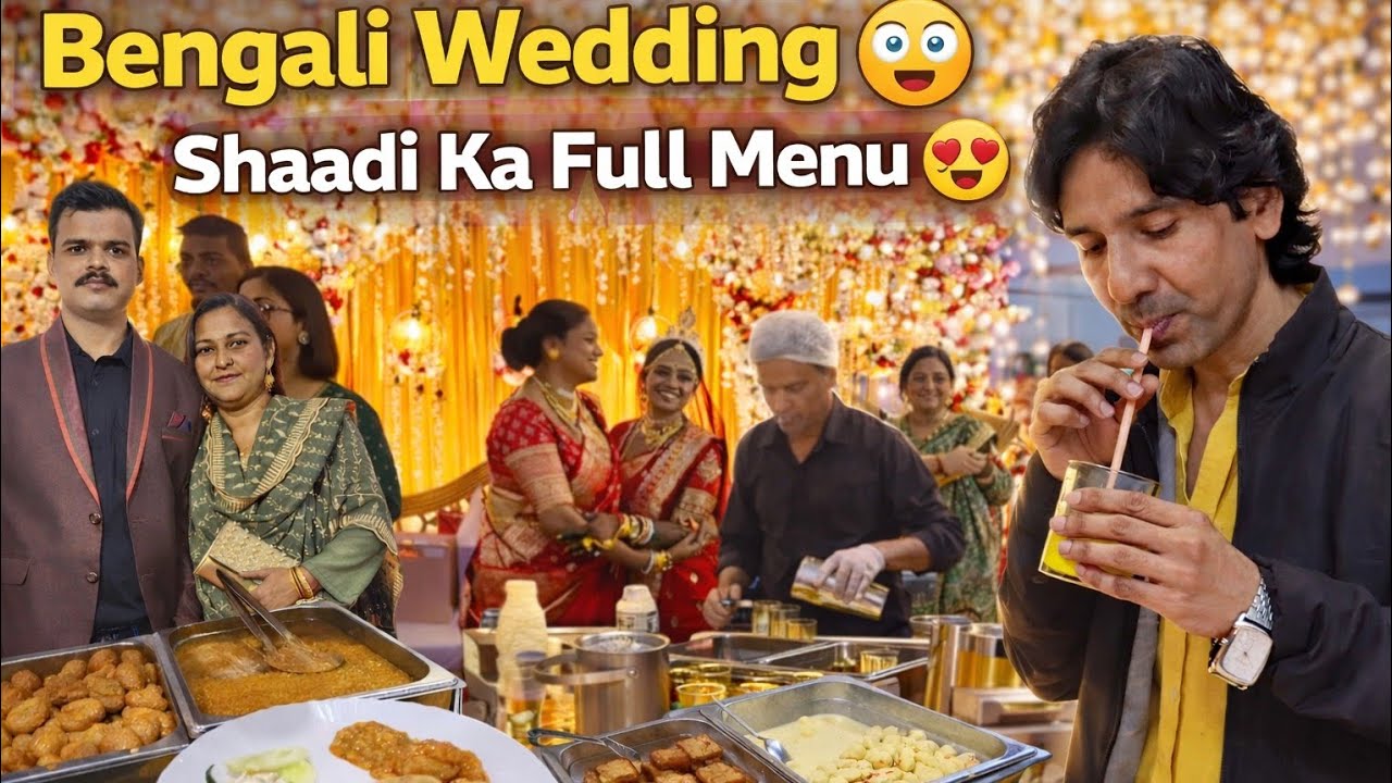 Bengali Wedding Food 😋 | Bengali Shaadi Mein Kya Kya Khana Banta Hai? | Full Menu Reveal