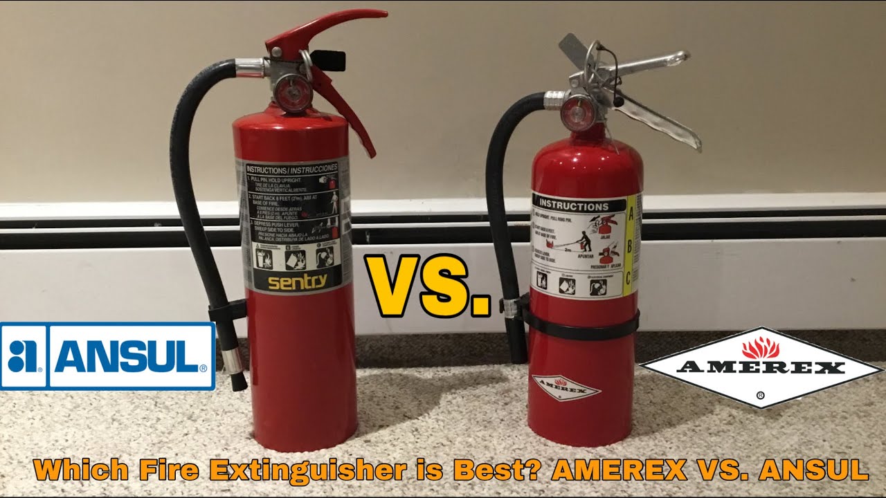 Which Fire Extinguisher is Best? ANSUL VS. AMEREX
