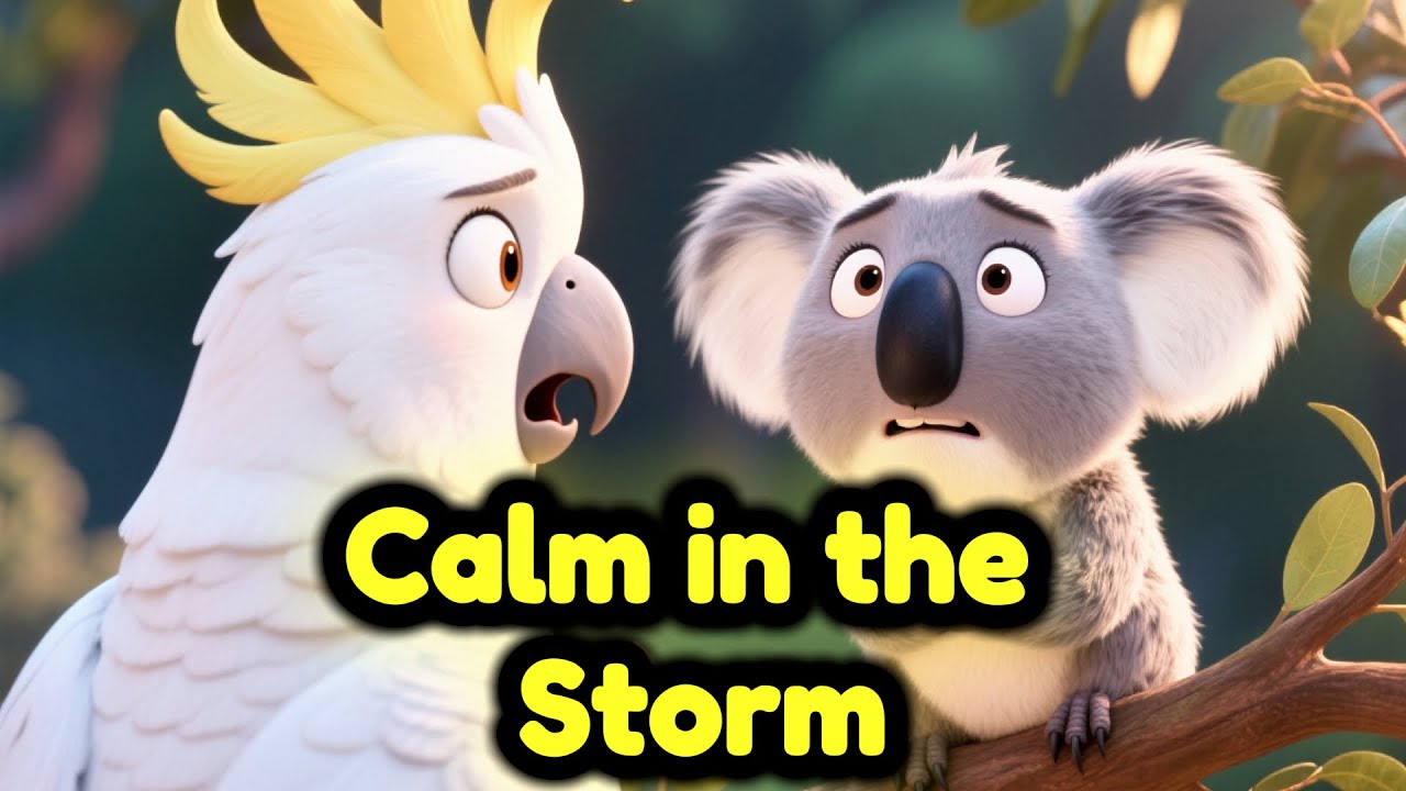 The Koala Who Slept Through the Storm 🌧️🐨 | Story About Worry, Control, and Inner Calm