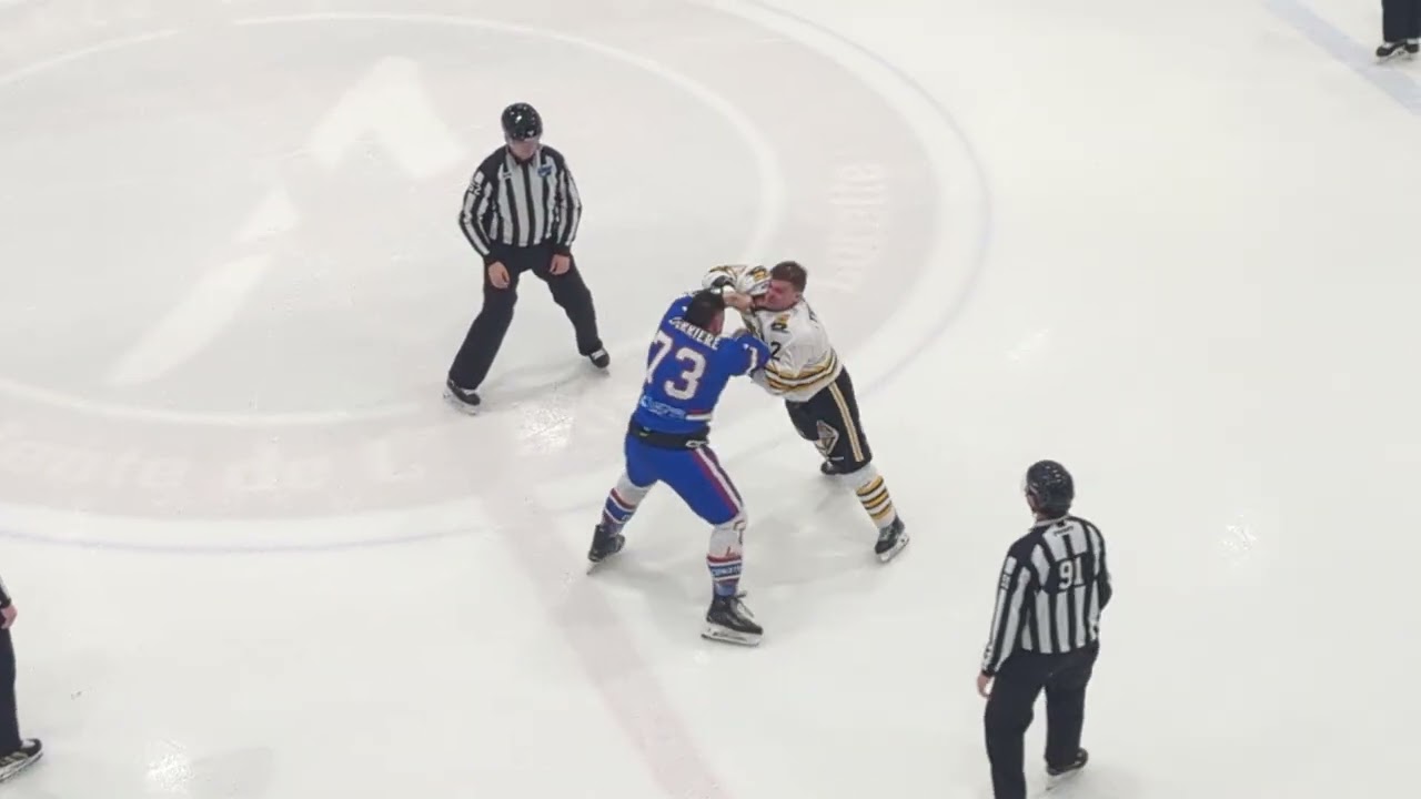 Fight/Bagarre André Thibault vs Sébastien Laferrière 31 janvier 2026