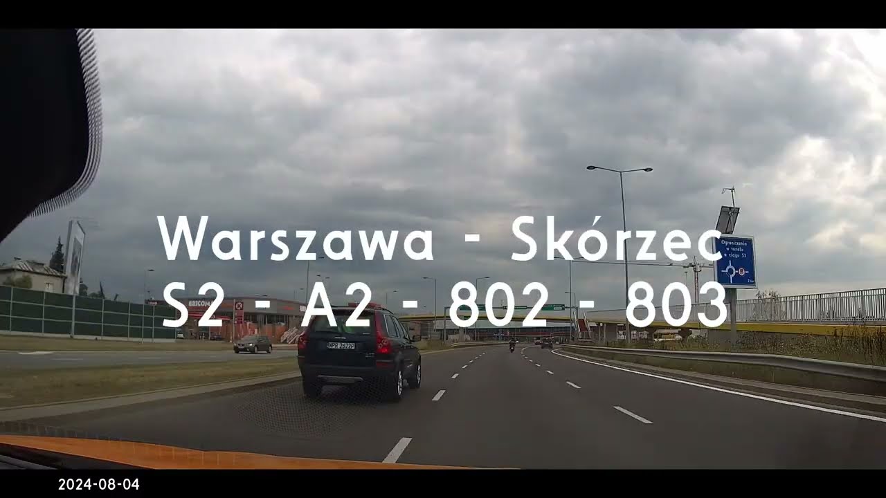Polskie Drogi | Polish Roads | Driving in Poland - 2024-08-04 Warszawa -Skórzec