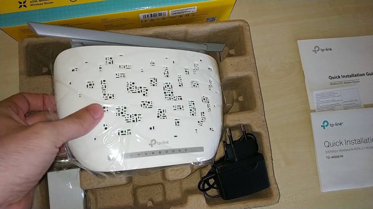 Router TP-Link TD-W8961N (300Mb/s) dla Netia - Unboxing