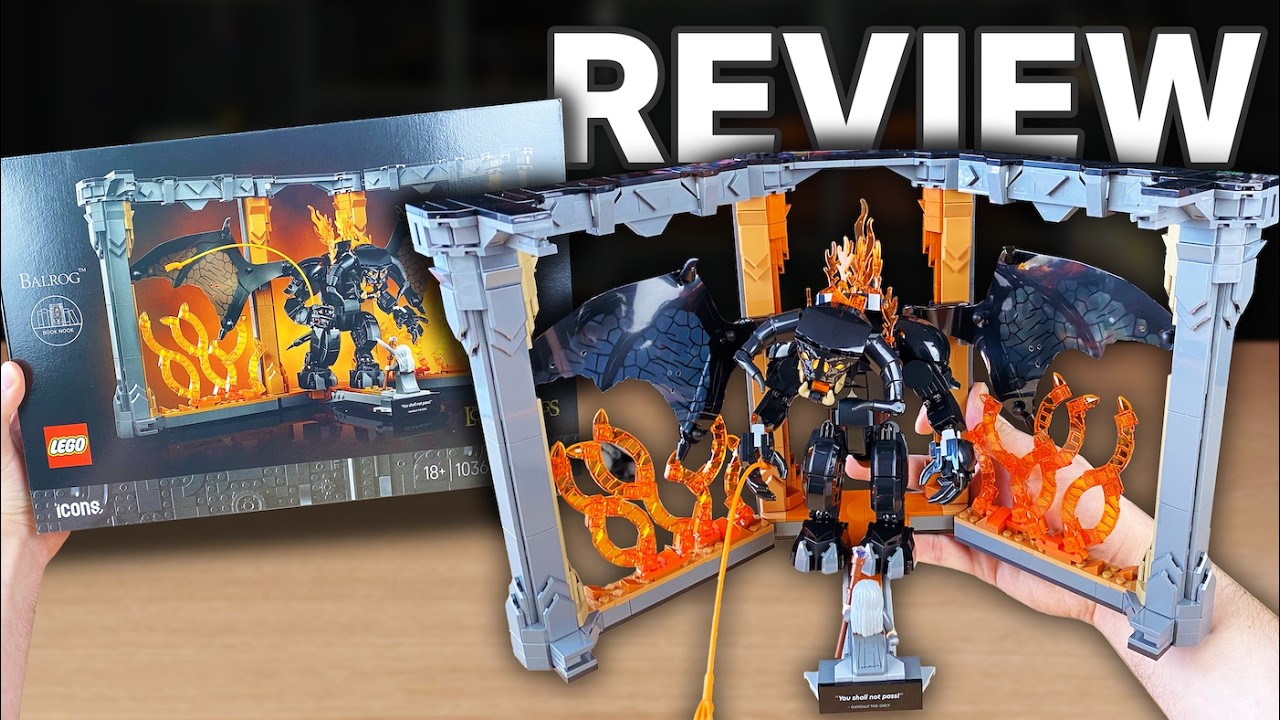 Die ABSOLUT FALSCHE Richtung, LEGO! 😬👍🏻 Lord of the Rings 10367 Balrog BookNook Review