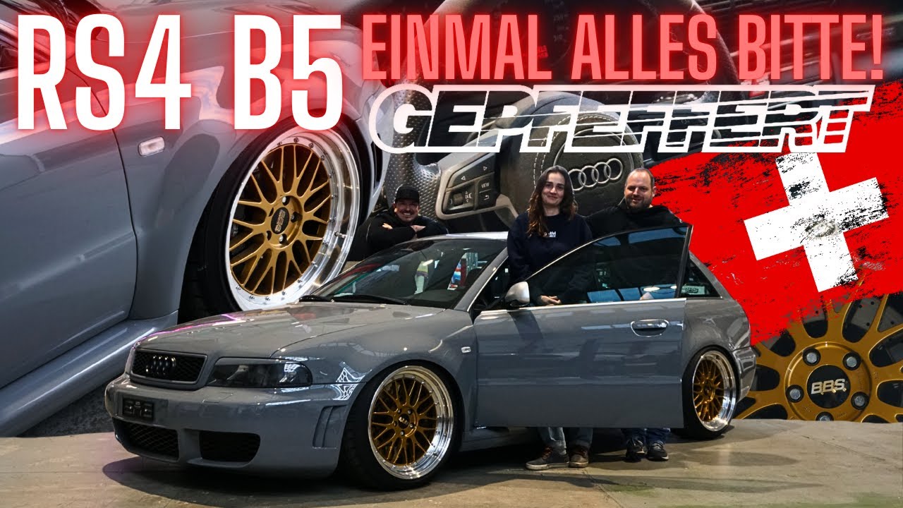 AUDI RS4 B5 gepfeffert Schweiz / EINMAL ALLES BITTE! @carmosphere