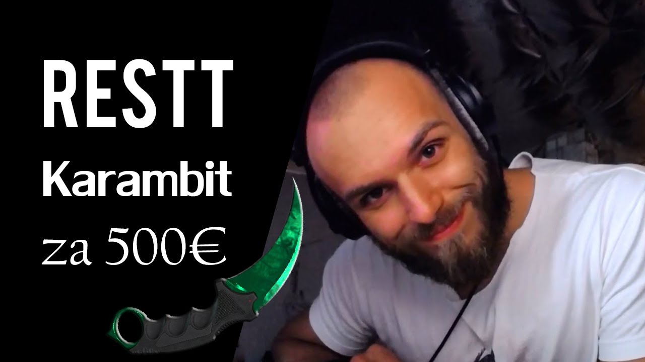Restt otvoril knife za 500€ (Case Opening)