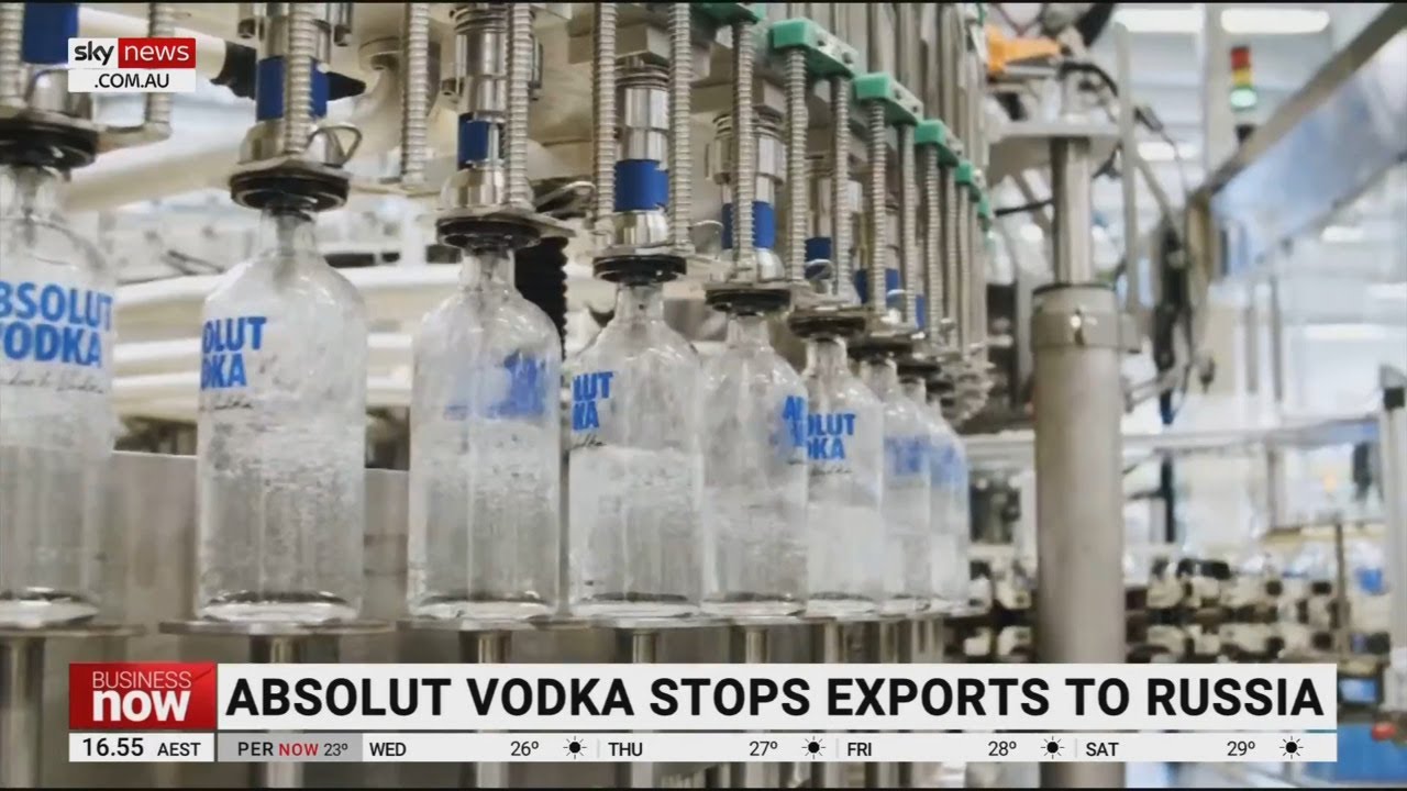 Sweden’s Absolut Vodka to stop exports to Russia after boycott
