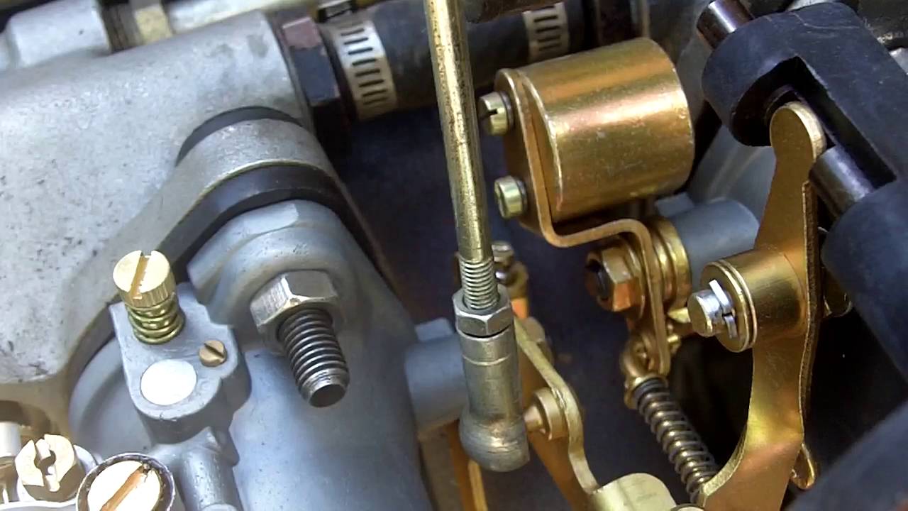 Mercedes 190SL Solex carb test