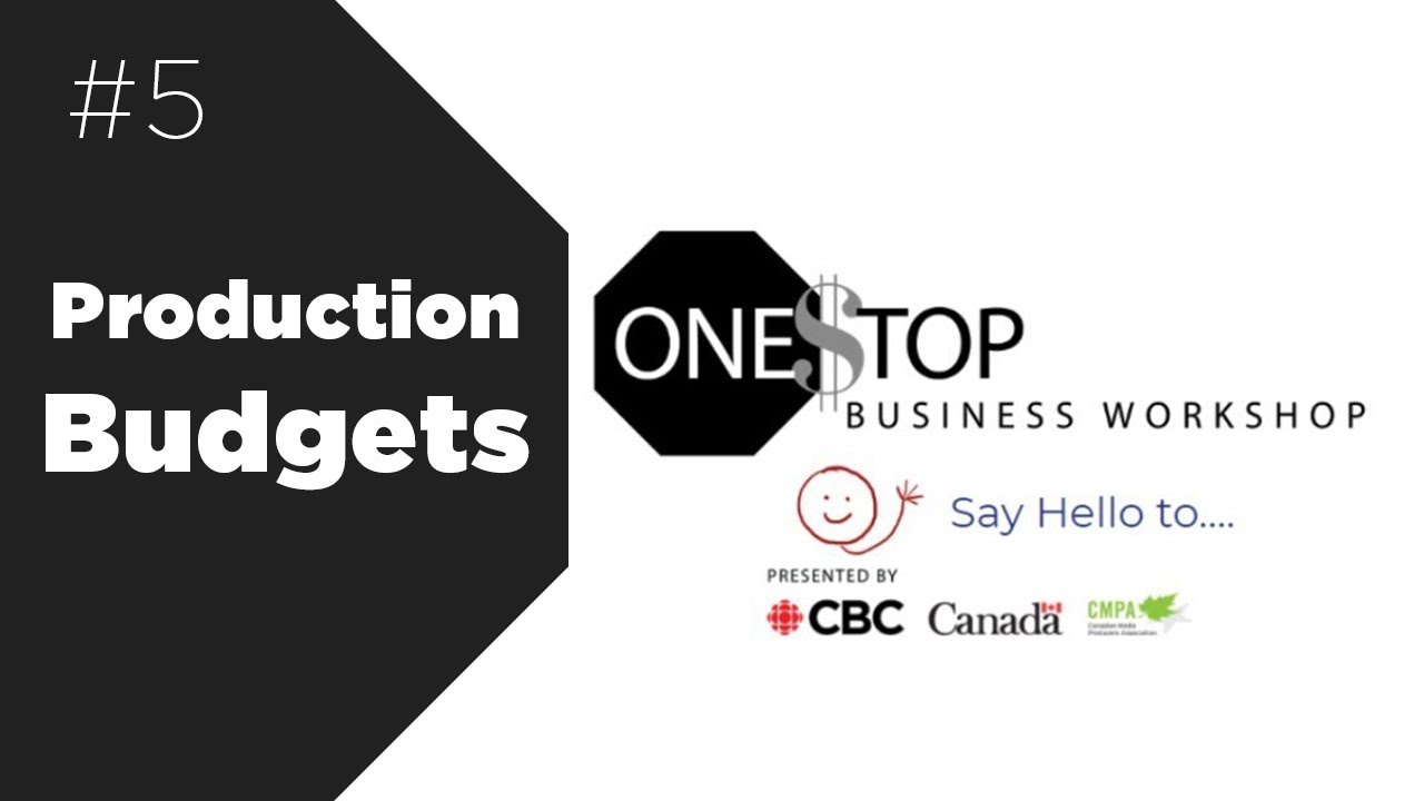Building a production budget | One Stop Business